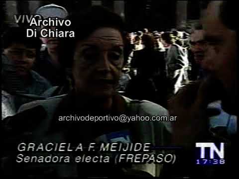 Segunda Marcha Federal - Graciela Fernandez Meijide - Año 1995 V-02412 DiFilm