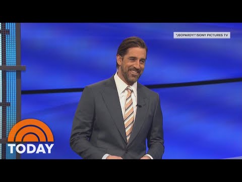 ‘Jeopardy!’ Guest Host Aaron Rodgers Caught Off-Guard In Final Round | TODAY