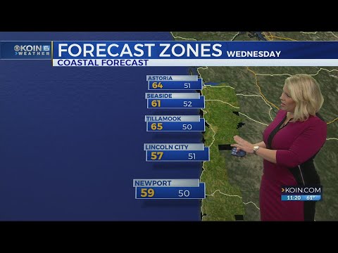 11 p.m. Tuesday evening forecast KOIN 6 News May 7, 2019
