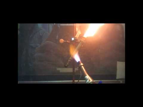 Jugend forscht Projekt - Flummi verbrennen