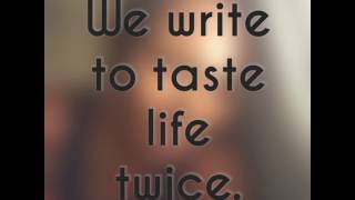 The Writing Saga