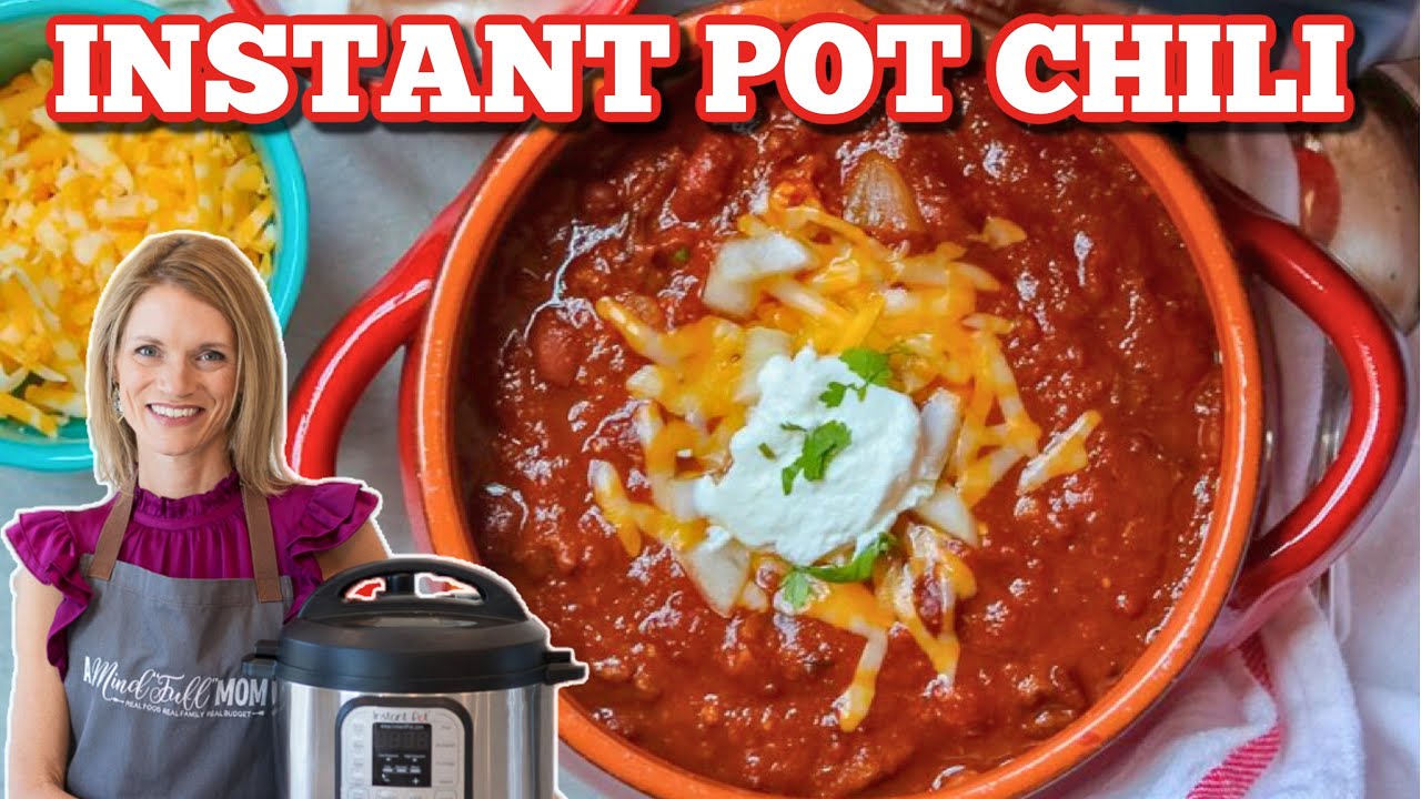 Instant Pot Chili - Perfect for Gameday or a Cozy Fall Meal!
