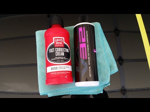 Griot's Fast Correcting Cream vs Chemical Guys V32