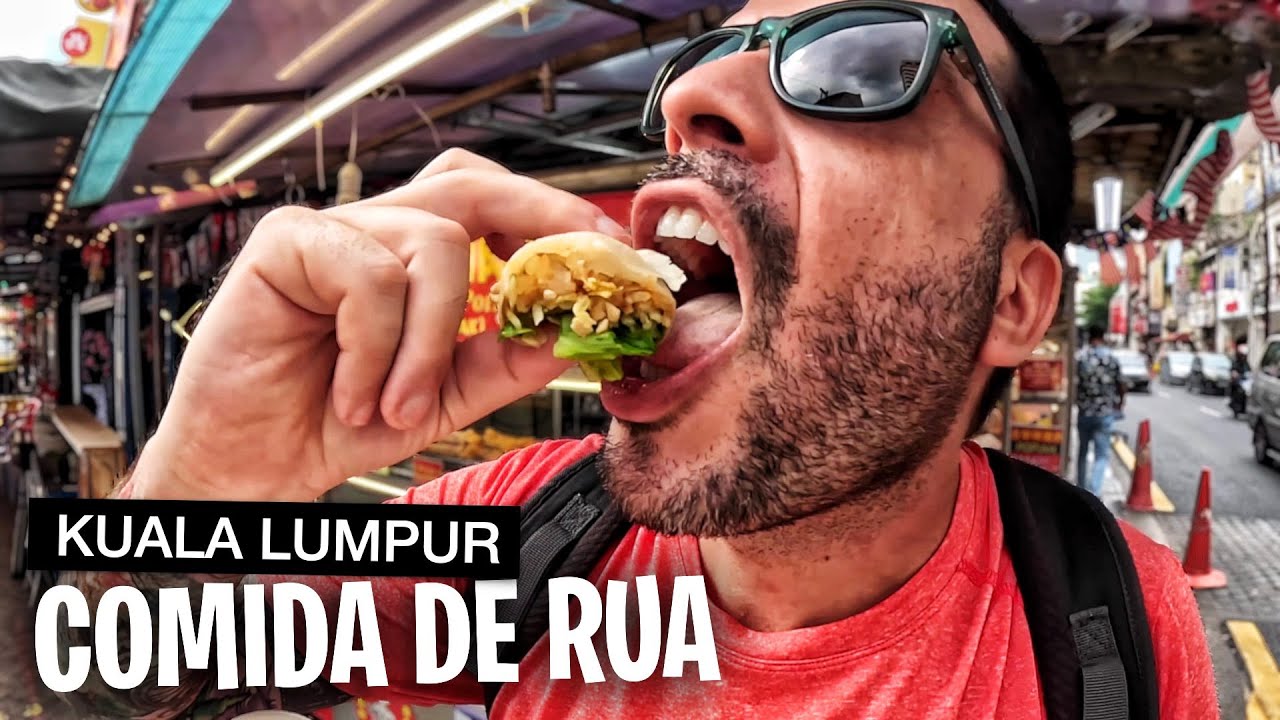 Provando 50 COMIDAS DE RUA em Kuala Lumpur na Malásia 🇲🇾 [Documentário Completo]