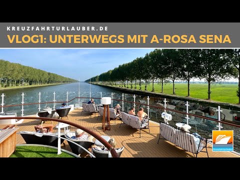 Auf nach Amsterdam an Bord der neuen A-ROSA SENA mit Neuigkeiten! #VLOG1: A-ROSA SENA