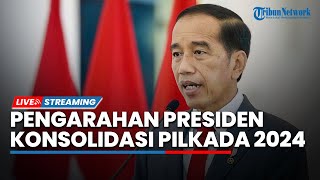 LIVE: Rapat Konsolidasi Nasional Persiapan Pilkada 2024, Pengaharan Presiden Jokowi