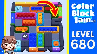 Soluzione del Livello 680 di Color Block Jam
