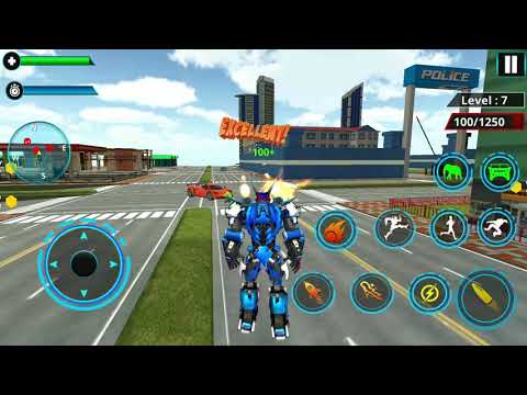 Police Elephant Robot Game Police Transport Games #7 Android Robot Gameplay