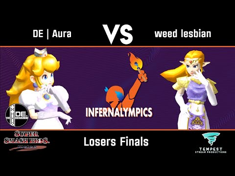 DE | Aura (Sheik) VS weed lesbian (Zelda) - Losers Finals - Domino Effect: Infernalympics