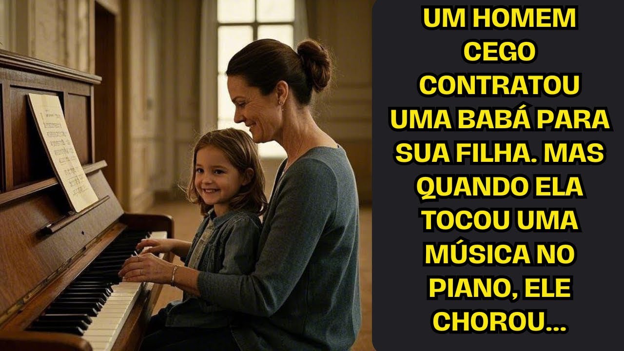 Um homem cego contratou uma babá para sua filha. Mas quando ela tocou uma música no piano,ele chorou