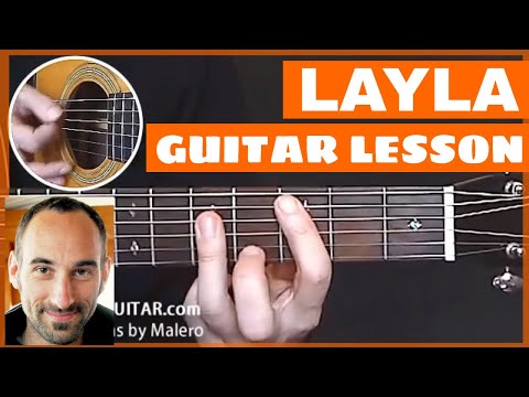Layla Unplugged Guitar Lesson - part 1 of 7