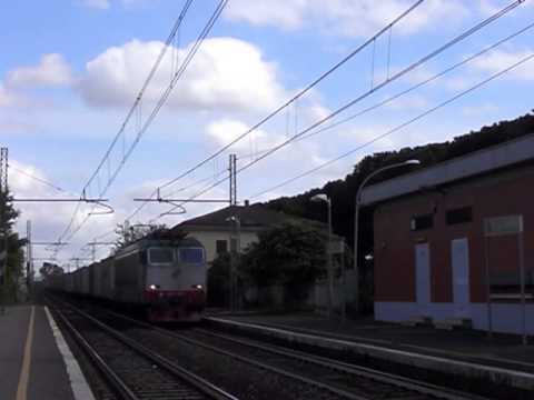 Transito Capannelle E652.041 con container misti!!