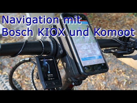 Navigation with Bosch KIOX and Komoot for the eBike