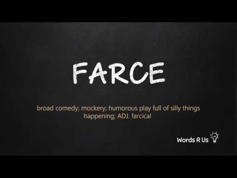 How to Pronounce FARCE in American English