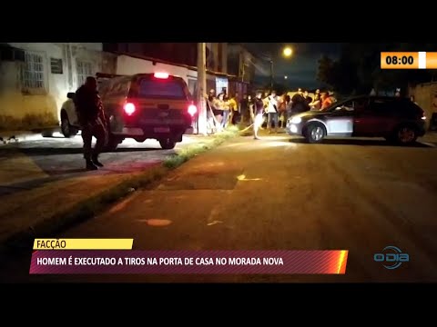 Homem é morto a tiros na porta de  casa no bairro Morada Nova 25 03 2021