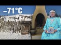 One day of family in the coldest place of Earth -71°C (-95°F) | Yakutia, Siberia