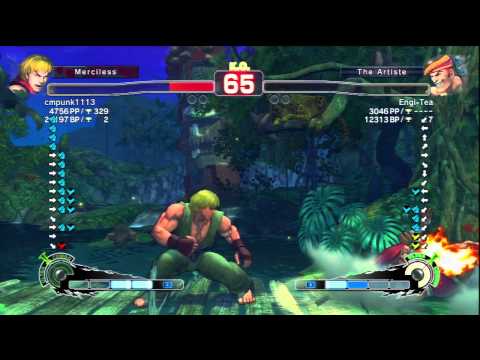 cmpunk1113 (Ken) Vs Engi-Tea (Adon) SSF4 AE Ranked Matches - PSN