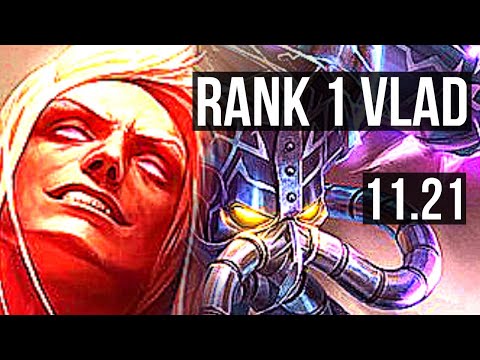 VLADIMIR vs KASSADIN (MID) | Rank 1 Vlad, 66% winrate, 5/1/4, Rank 27 | TR Challenger | v11.21