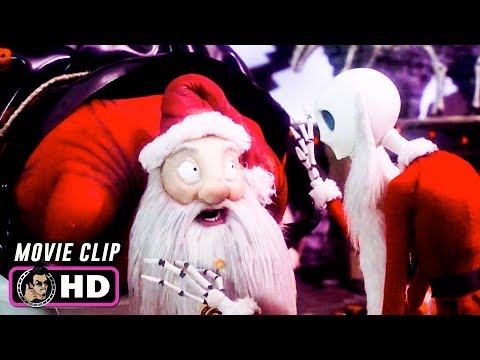 THE NIGHTMARE BEFORE CHRISTMAS Clip - Meeting Santa (1993) Disney