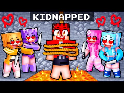 My CRAZY FANGIRLS KIDNAPPED ME in MINECRAFT!