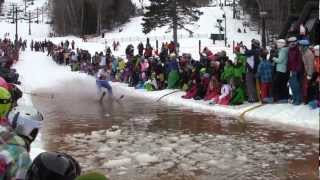 preview picture of video 'Pond Skimming at Windham Mountain 2013'