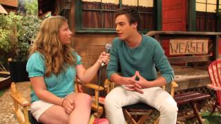 Kevin Quinn Interview at Bunk'd Press Set Visit video