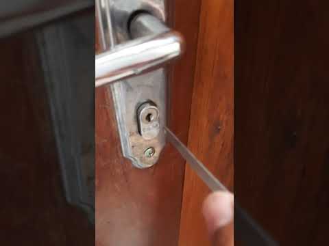 Como abrir Fechadura da porta da sua casa se vc perdeu a chave