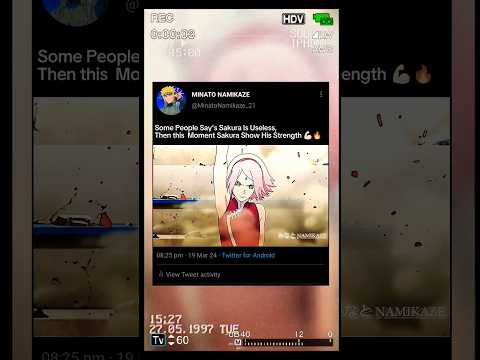 Sakura Strength 💪🔥 #anime #shorts #shortsfeed #naruto #baruto  #narutoshippuden #Sakura