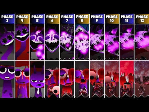 Incredibox Sprunki But Definitive Version VS Swapped Version: From Phase 3 to Phase 12