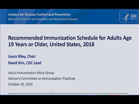 October 2017 ACIP Meeting - Adult Immunization ; Child/Adolescent Immunization ; JE vaccine