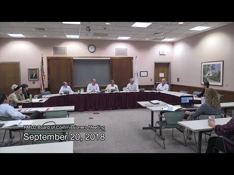 RMLD Board of Commissioners Meeting - September 20, 2018