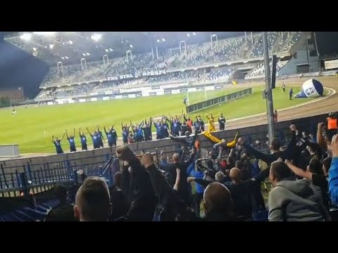 "Był Będzie Jest Hutnik HKS" - piłkarze i kibice Hutnika po meczu w Rzeszowie | 28.05.2021