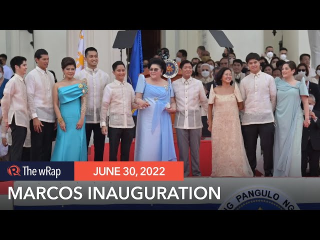 36 years after exile, Ferdinand Marcos Jr. takes oath as Philippine president