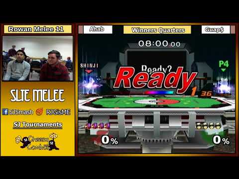 Rowan SSBM 11: Ahab (Falco) Vs. Guap$ (Falcon) - Winners Quarters