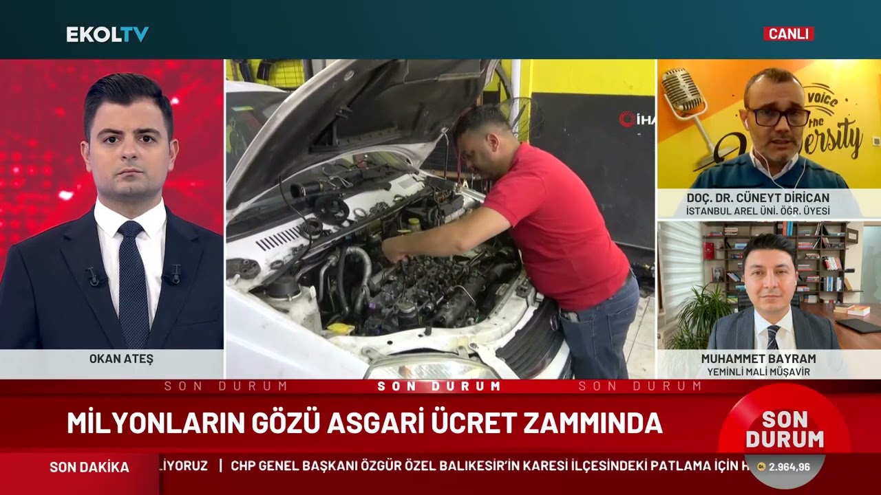 Asgari Ücrette Ne Konuşuluyor? 24.12.2024 Tarihli Ekol TV Yayını...