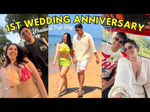 Thailand Couple Trip for 1st Wedding Anniversary!! Travel Vlog | Heli Ved