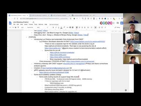 etcd Meeting - January 10, 2019