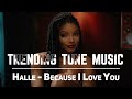 Halle Because I Love You Audio Visualizer