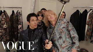 Anna Wintour Talks Runway Walks with Derek Zoolander and Hansel Backstage at Valentino video