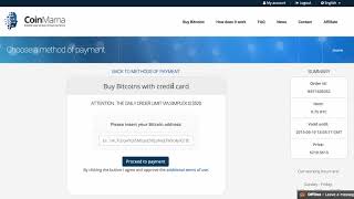 Coinmama Buy Bitcoins with a credit debit card