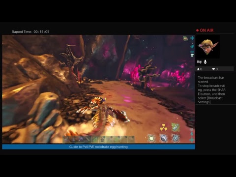 ARK PS4 official PVE.How to steal Rock Drake eggs solo n easy