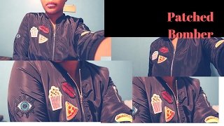 DIY: Patched Bomber Jacket |NO SEW