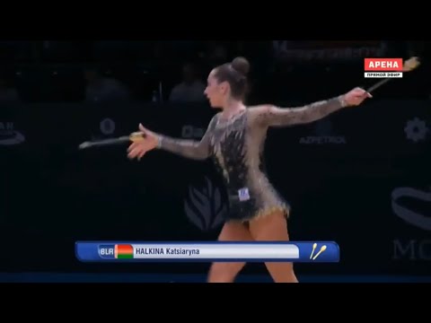 2019.04.28 Баку - Галкина Екатерина 1997 🇧🇾BLR - Булавы 19,850 - World Cup Baku 2019