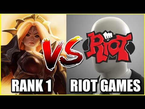 I played against RIOTERS in a HIGH ELO TOURNAMENT!??! - (League of Legends)