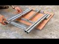 DIY - Great Craftsman's Ideas // How to Make a Smart Folding Table // Metal Smart Folding Utensils !