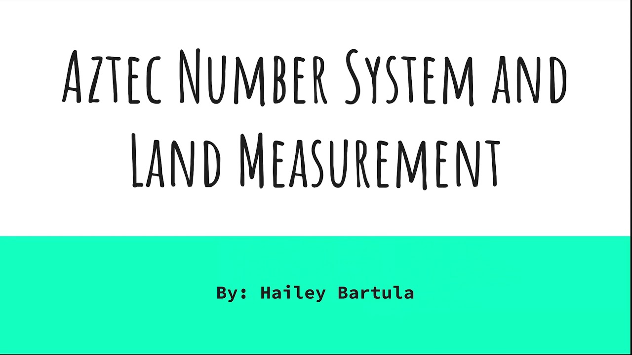 The Aztec Number System