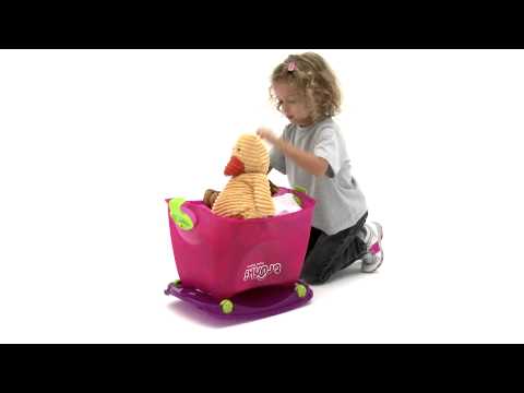 Vaikiškas lagaminas Trunki Percy Police Car, 18 l / 21x46x31 cm video