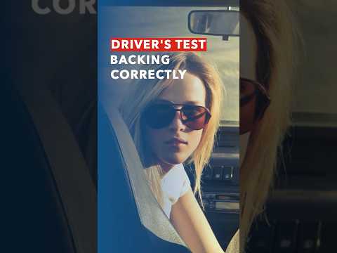 Looking Out the Back Window to Reverse to Pass Driver's Test