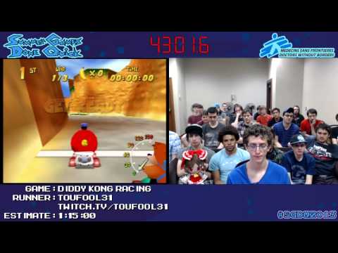 Diddy Kong Racing::SPEED RUN (0:50:49) WR *Live at #SGDQ 2013* [N64]