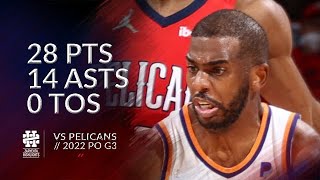 [高光] Chris Paul  28 Pts 14 Asts VS Pelicans